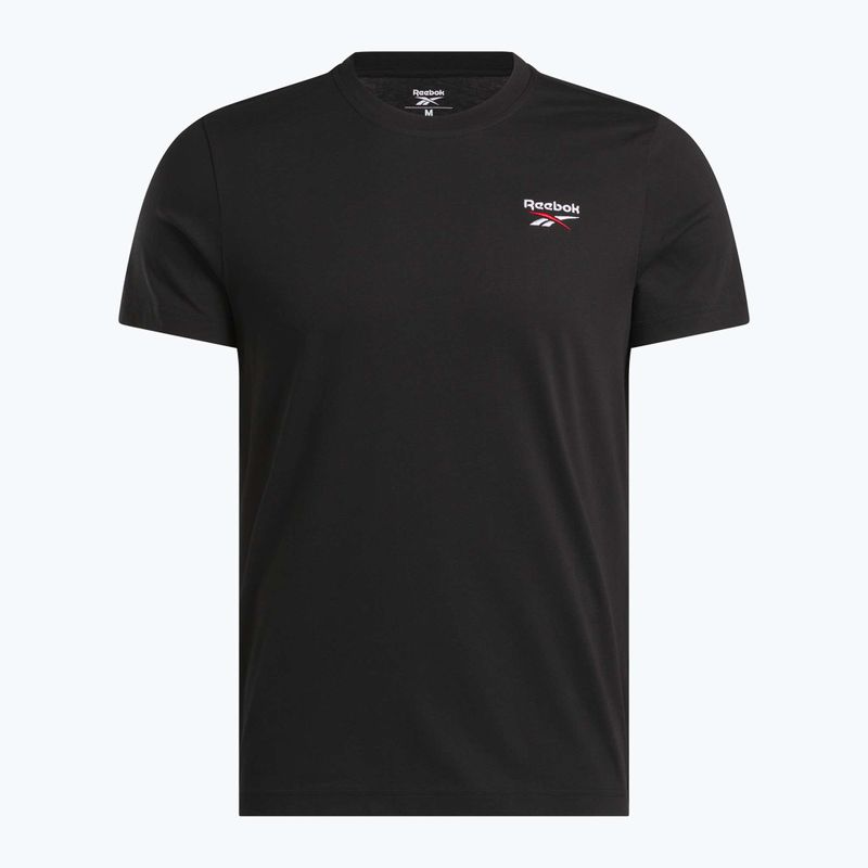 Футболка чоловіча Reebok Identity Small Logo Tee black/white/vector red 3