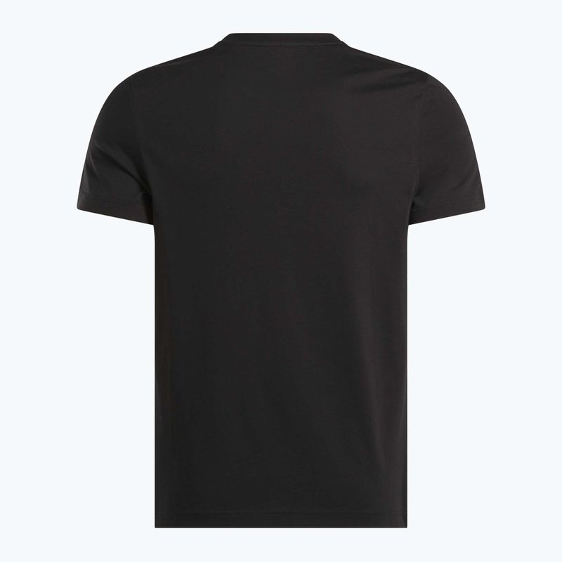 Футболка чоловіча Reebok Identity Small Logo Tee black/white/vector red 4