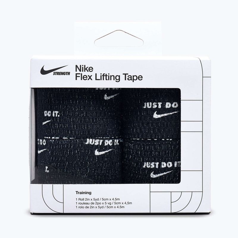 Еластичний когезійний бандаж Nike Strenght Flex Lifting Tape black/white 2