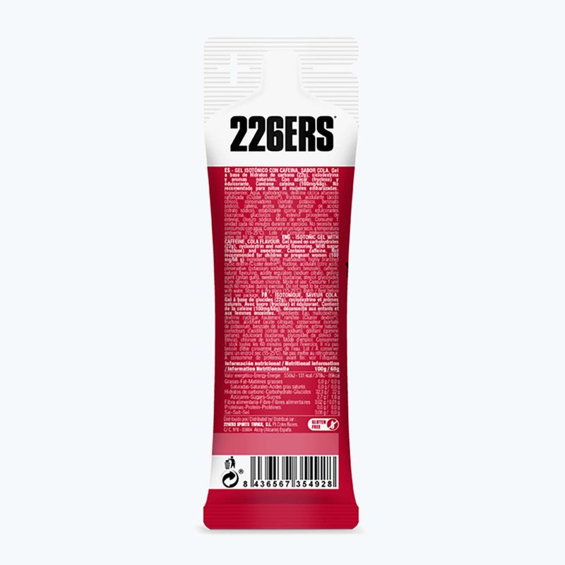 Набір енергетичних гелів 226ERS Isotonic Caffeine 24 шт. x 68 г кола 3
