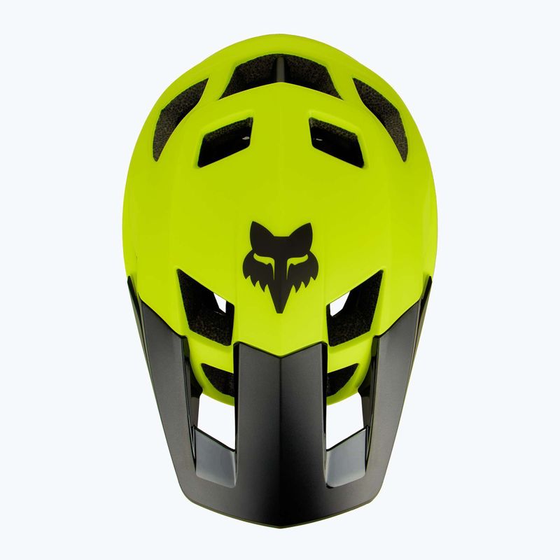 Шолом велосипедний Fox Racing Dropframe fluorescent yellow 5