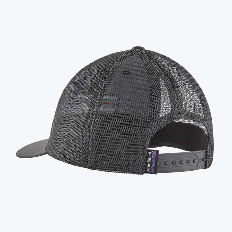 Бейсболка Patagonia P-6 Logo LoPro Trucker кузня сіра 2