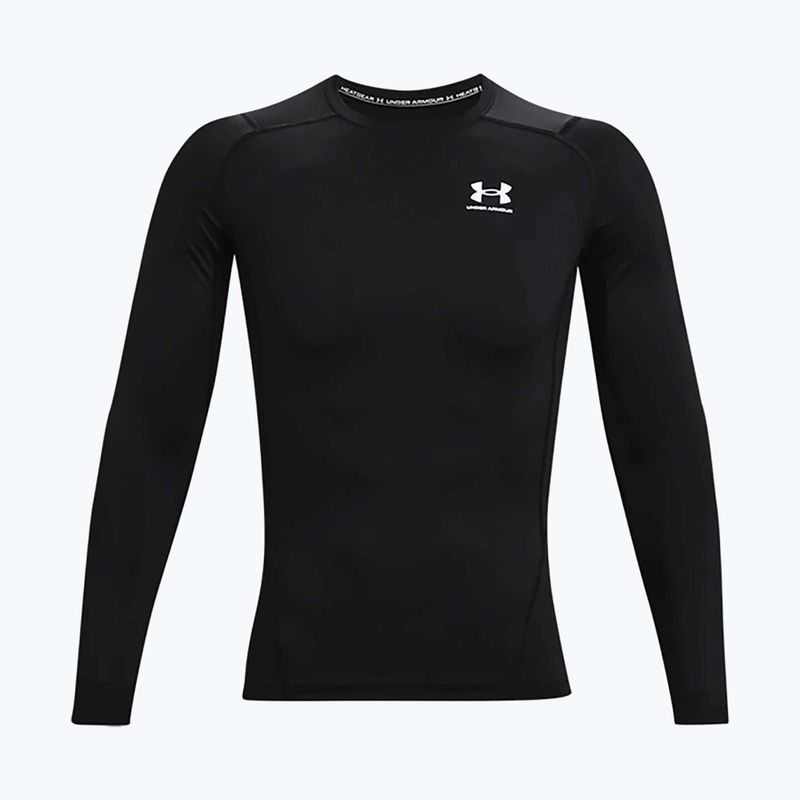 Футболка лонгслів чоловіча Under Armour Ua Hg Armour Comp LS чорна 1361524-001 5