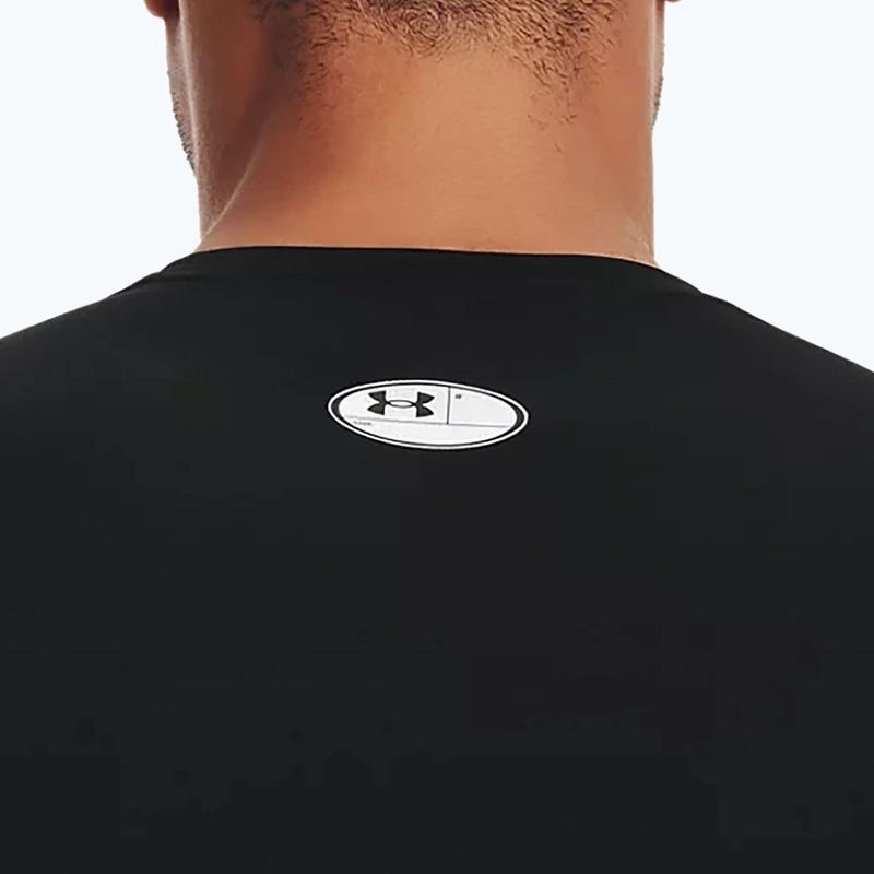 Футболка лонгслів чоловіча Under Armour Ua Hg Armour Comp LS чорна 1361524-001 4
