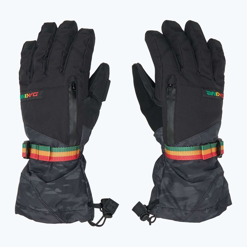 Чоловічі сноубордичні рукавички Dakine Titan Gore-Tex чорні вінтажний камуфляж 4