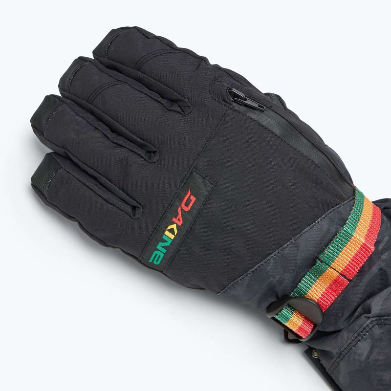 Чоловічі сноубордичні рукавички Dakine Titan Gore-Tex чорні вінтажний камуфляж 5