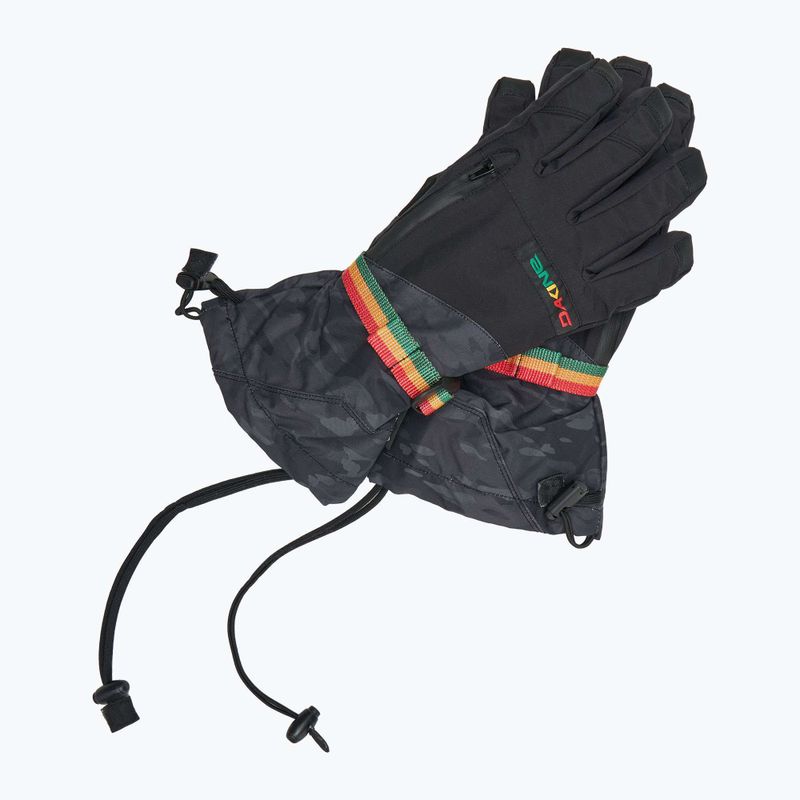 Чоловічі сноубордичні рукавички Dakine Titan Gore-Tex чорні вінтажний камуфляж 7