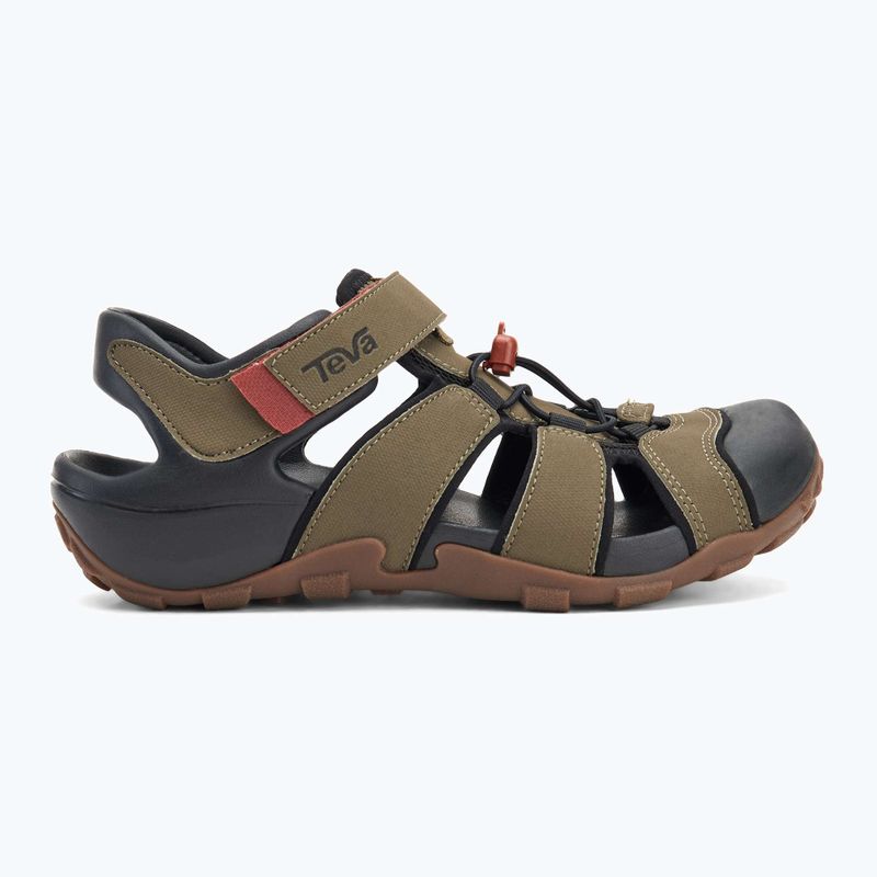 Сандалі чоловічі Teva Flintwood dark olive 2