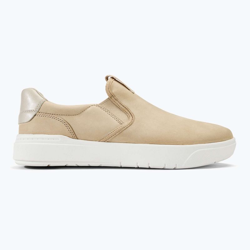 Кросівки чоловічі Timberland Seneca Bay Slip On light beige nubuk 2