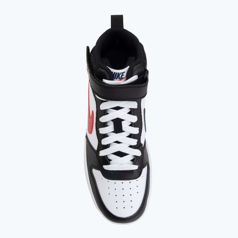 Взуття Nike Court Borough Mid 2 white/white/black/university red 5