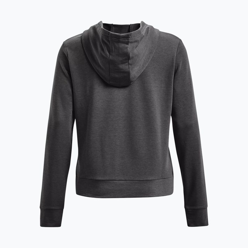 Кофта тренувальна жіноча Under Armour Rival Terry Full Zip Hoodie сіра 1369853 2