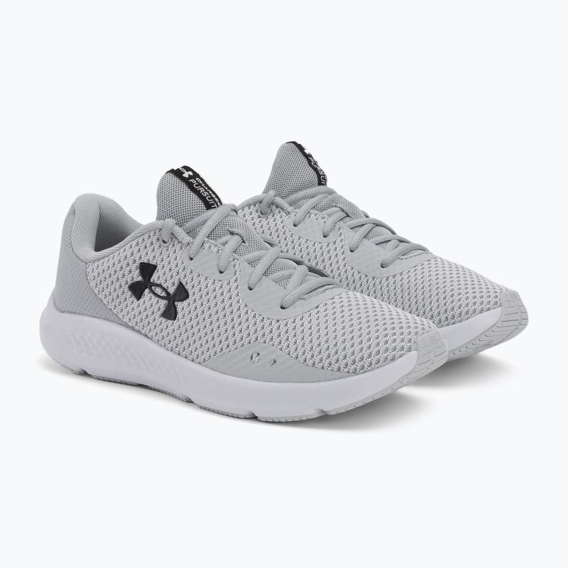 Кросівки для бігу жіночі Under Armour Charged Pursuit 3 сірі 3024889 4