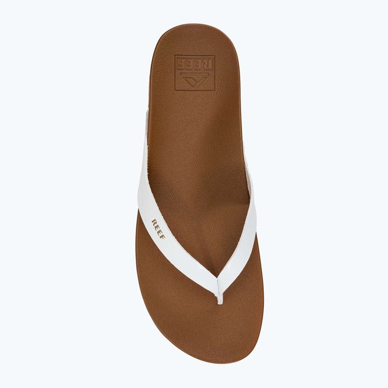 В'єтнамки жіночі REEF Cushion Cloud біло-коричневі RF0A3FDSCLD 6