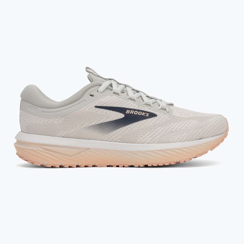 Кросівки для бігу жіночі Brooks Revel 7 oyster/white/tropical peach 2