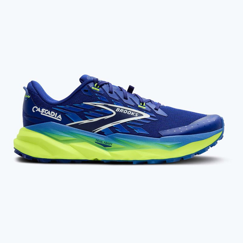 Кросівки для бігу чоловічі Brooks Cascadia 19 surf the web/nightlife/white 2