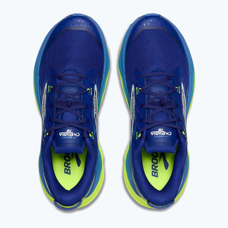 Кросівки для бігу чоловічі Brooks Cascadia 19 surf the web/nightlife/white 7