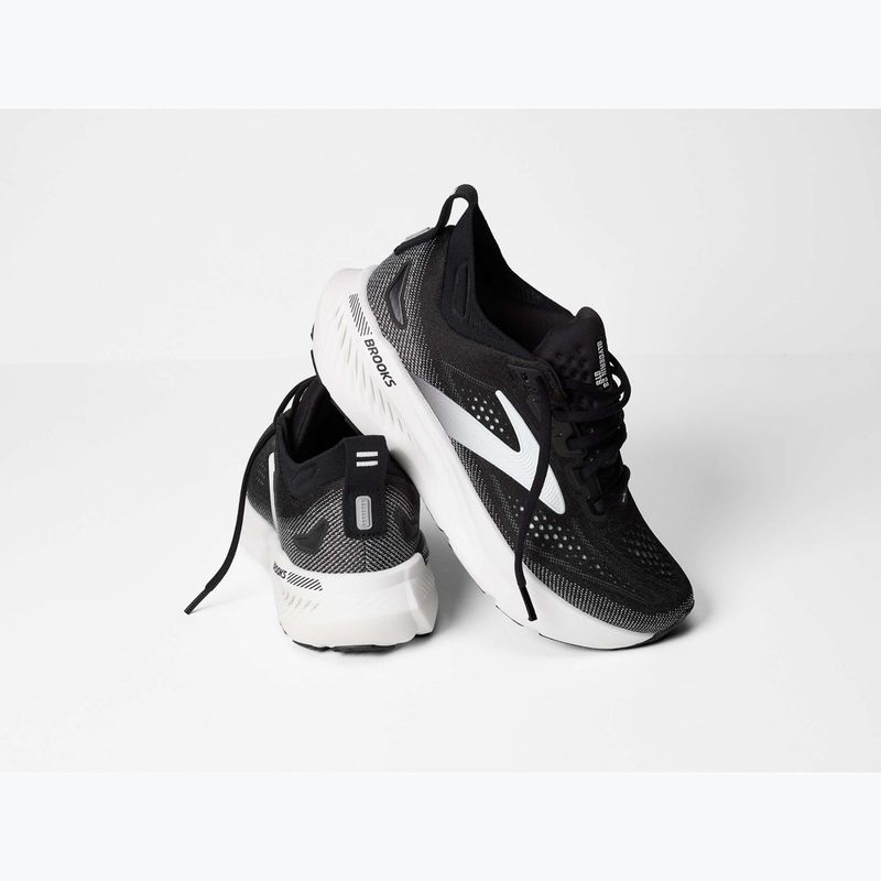 Кросівки для бігу жіночі Brooks Glycerin GTS 23 black/grey/white 8