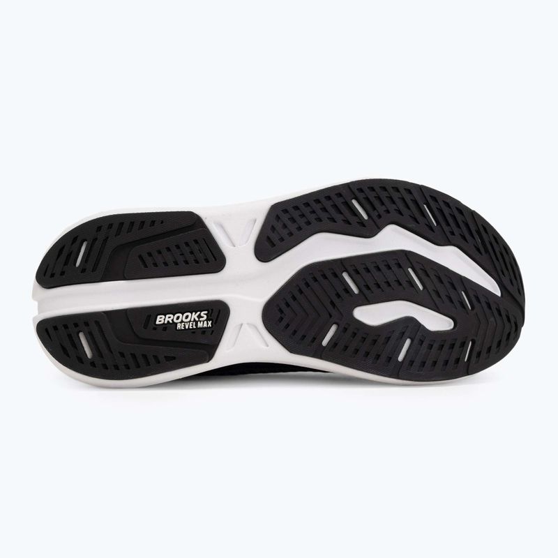Кросівки для бігу жіночі Brooks Revel Max black/grey/white 4