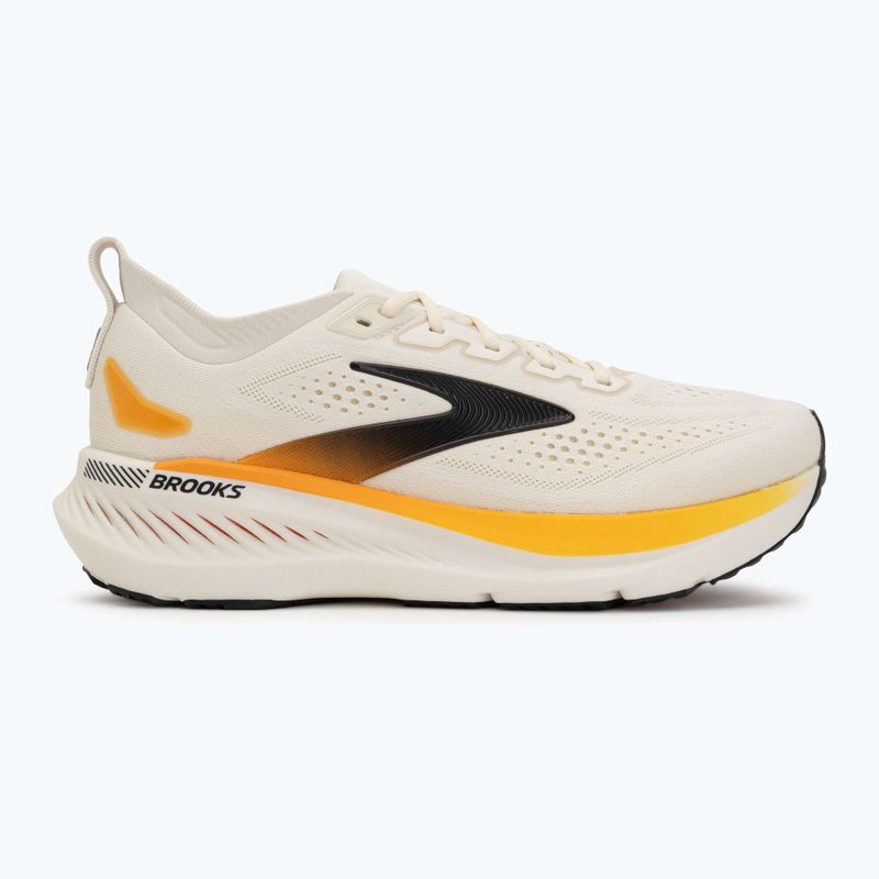 Кросівки для бігу чоловічі Brooks Glycerin GTS 23 arctic wolf/angora/orange 2