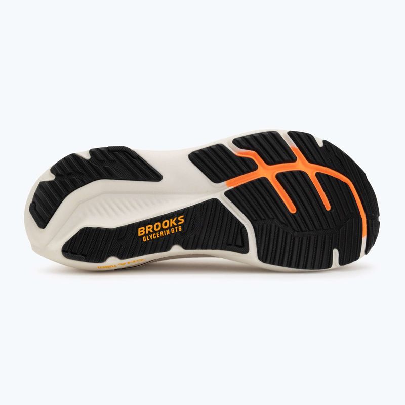 Кросівки для бігу чоловічі Brooks Glycerin GTS 23 arctic wolf/angora/orange 4