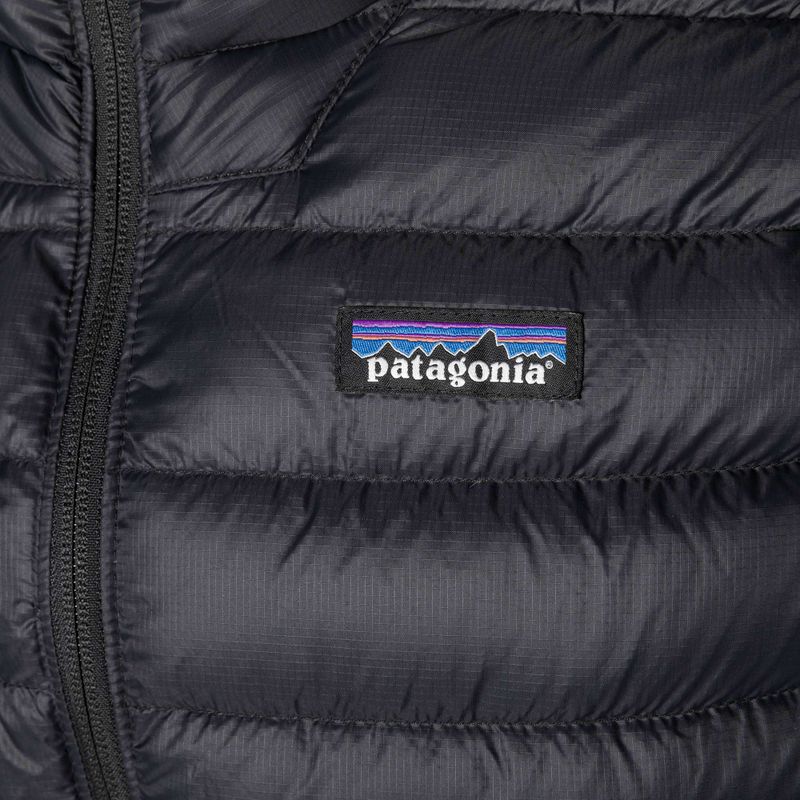 Чоловічий пуховий светр Patagonia без рукавів чорний 11