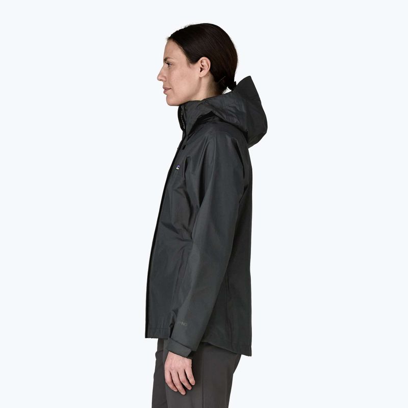 Жіноча дощовик Patagonia Torrentshell 3L чорний 3
