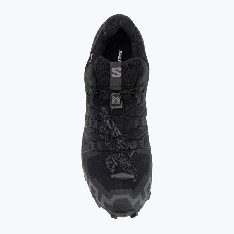 Жіночі бігові кросівки Salomon Speedcross 6 GTX чорний/чорний/фан 5