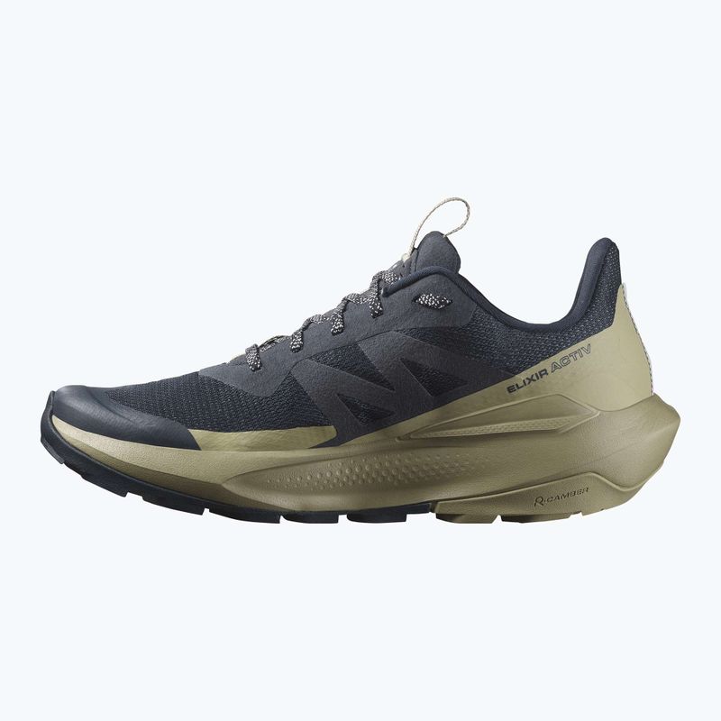 Кросівки туристичні чоловічі Salomon Elixir Activ carbon/slate green/glacier 9