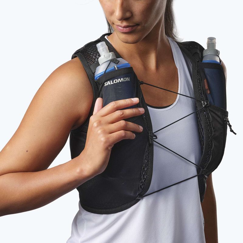 Жіночий біговий жилет Salomon Active Skin 4 чорний/метал 6