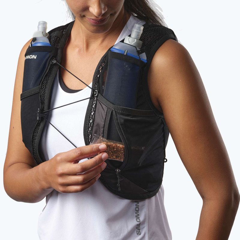 Жіночий біговий жилет Salomon Active Skin 4 чорний/метал 7