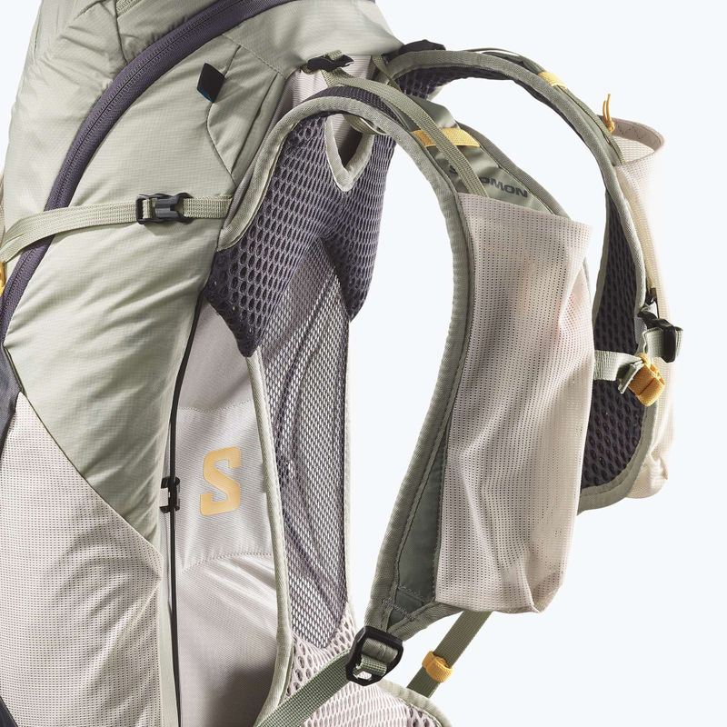 Рюкзак туристичний жіночий Salomon Aerotrek 18 л M-L seagrass/silver cloud/nine iron 3