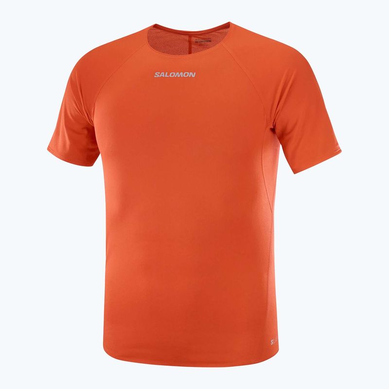 Футболка для бігу чоловіча Salomon S/Lab Speed Tee flery red 4