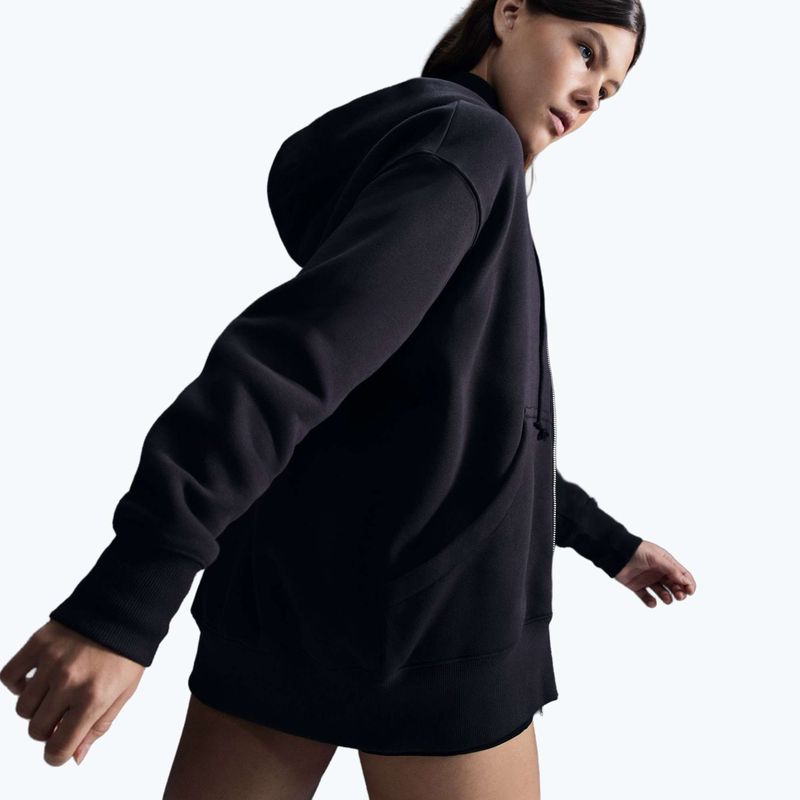 Кофта жіноча Nike Sportswear Phoenix Fleece black/sail 4