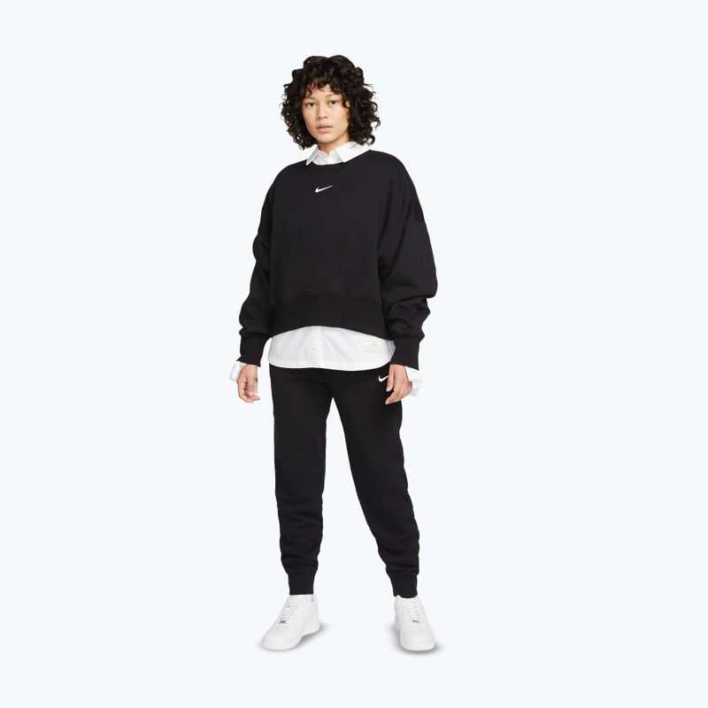 Кофта жіноча Nike Sportswear Phoenix Fleece Oversized black/sail 2
