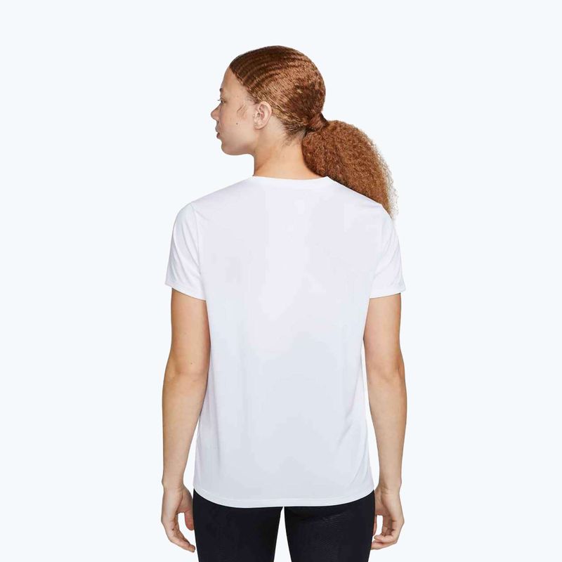 Футболка для тренувань жіноча Nike Dri-Fit white/black 3