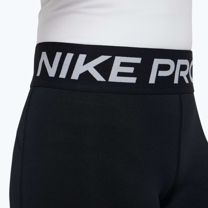 Шорти дитячі Nike Pro Dri-Fit 5" carbon black/white 5