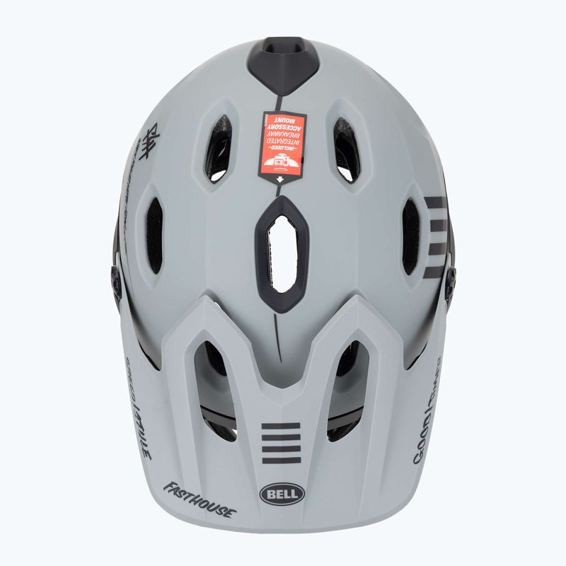 Шолом велосипедний Bell FF Super DH MIPS Spherical matte gray/black 6
