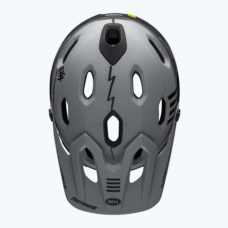 Шолом велосипедний Bell FF Super DH MIPS Spherical matte gray/black 15