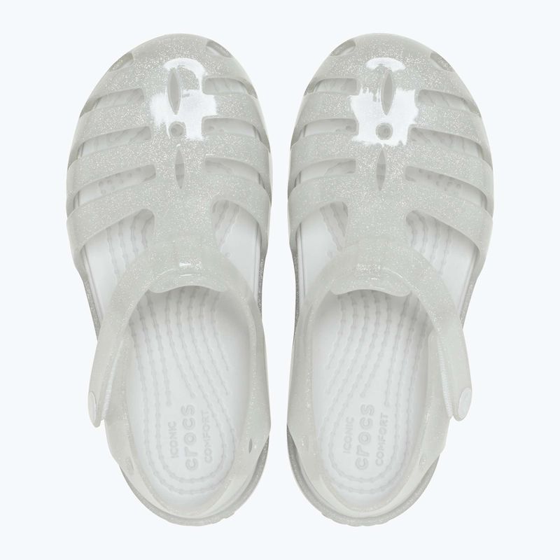 Сандалі дитячі Crocs Isabella Glitter silver glitter 8
