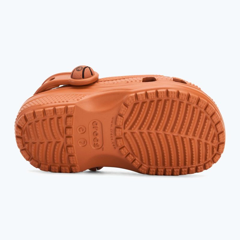 Шльопанці дитячі Crocs Classic Basketball Clog Toddler sienna 5
