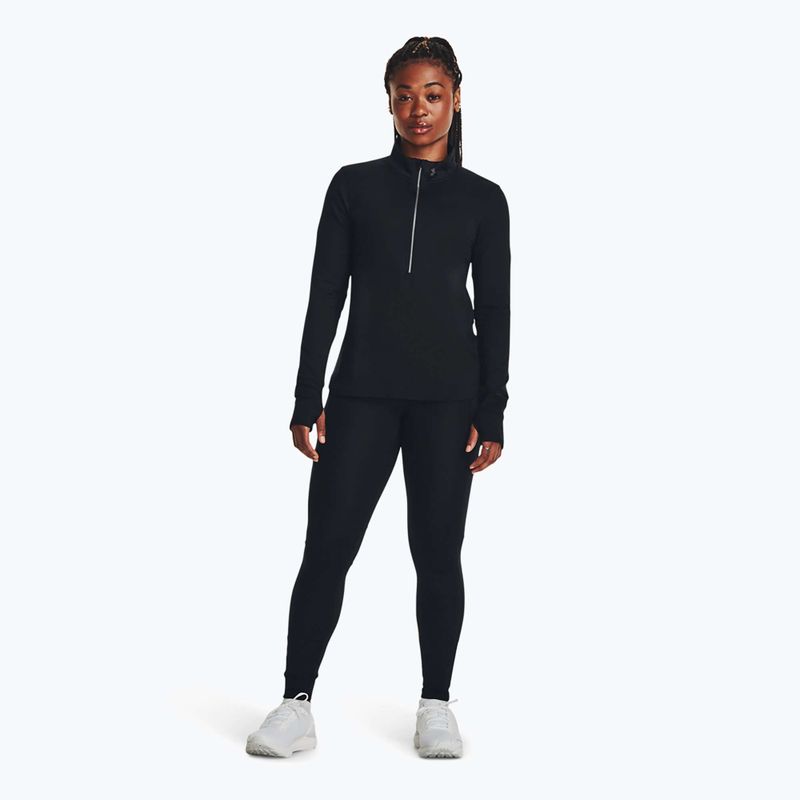 Лонгслів для бігу жіночий Under Armour Launch Pro Half Zip black/reflective 2