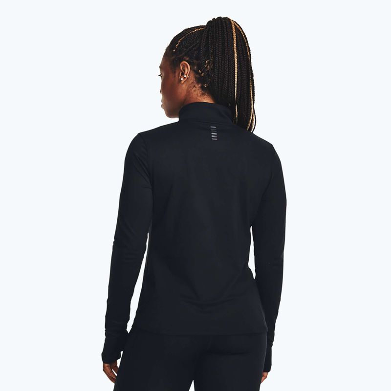 Лонгслів для бігу жіночий Under Armour Launch Pro Half Zip black/reflective 3
