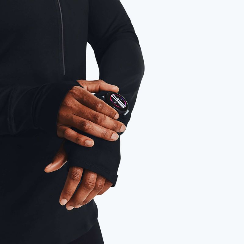 Лонгслів для бігу жіночий Under Armour Launch Pro Half Zip black/reflective 5