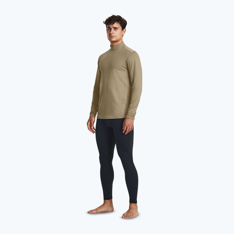 Лонгслів чоловічий Under Armour Tactical Mock CGI Base federal tan/black 2