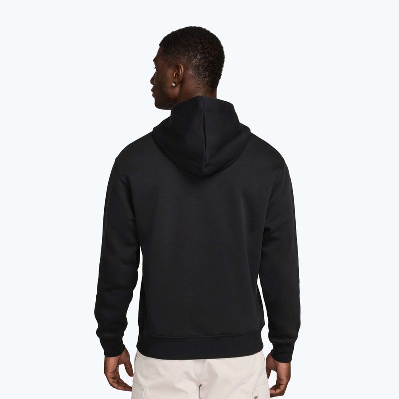 Чоловіча кофта Jordan Brooklyn Fleece black/white 2