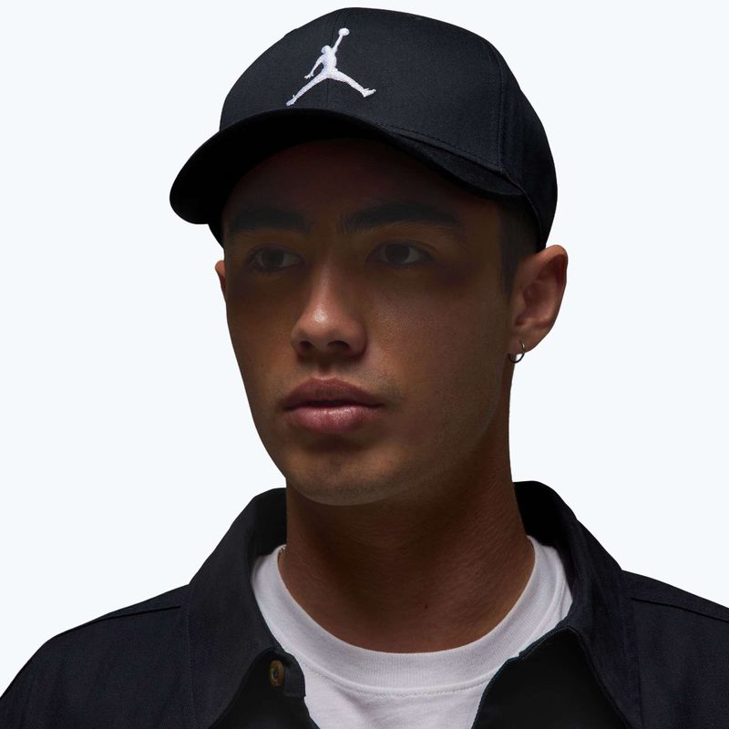 Кепка Jordan Rise Structured Curved-Bill black/white 5