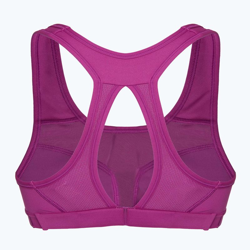 Бюстгальтер для тренувань Nike Swoosh High Support hot fFuchsia / hot fuchsia / white 2