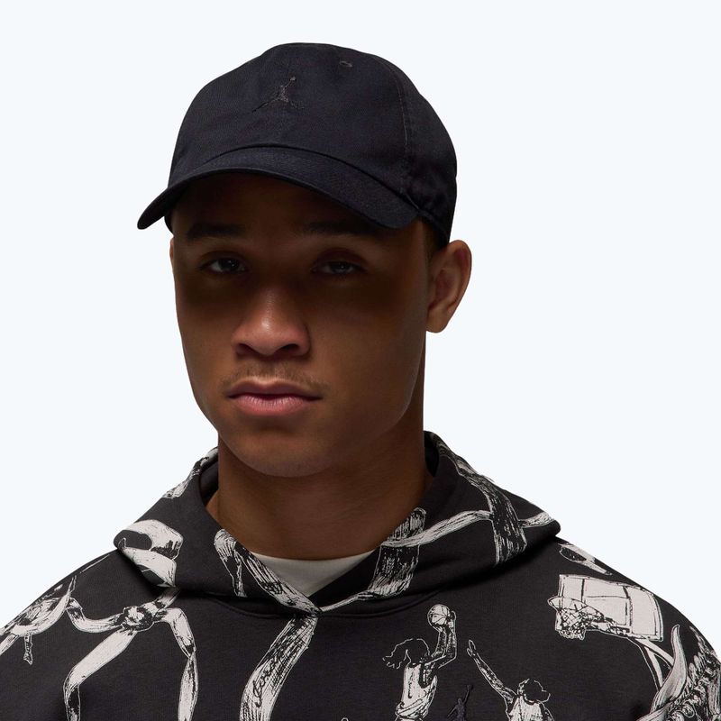 Кепка Jordan Club Unstructured Curved-Bill black/black 5