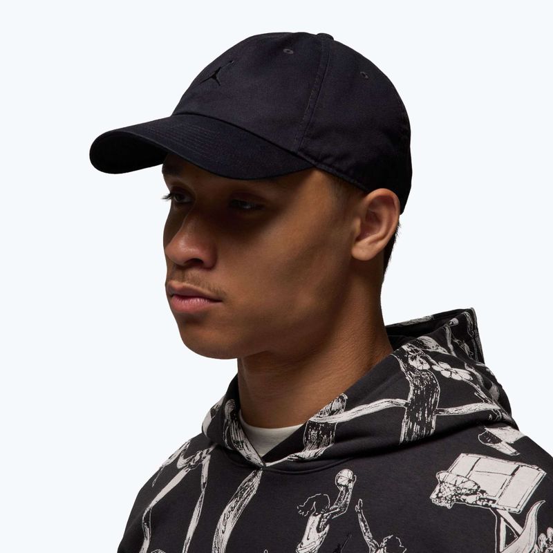 Кепка Jordan Club Unstructured Curved-Bill black/black 7