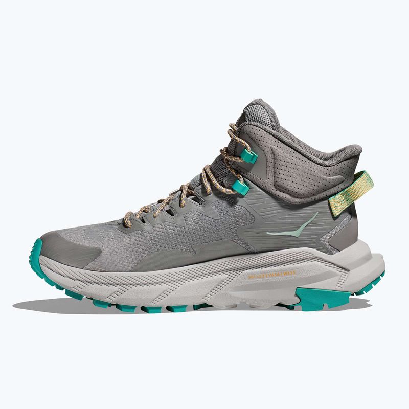 Черевики туристичні чоловічі HOKA Trail Code GTX galactic grey/electric aqua 11